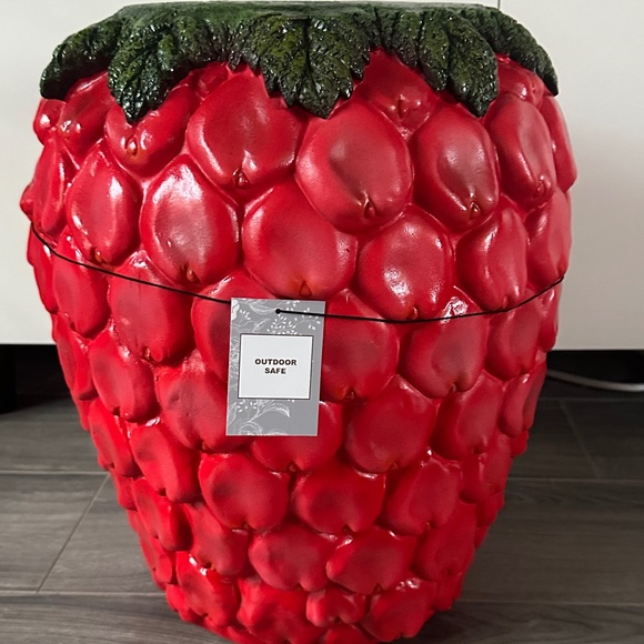Raspberry Fruit Stool